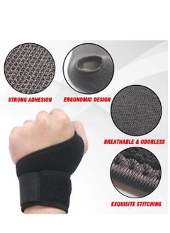 Generic Wrist Support Brace Carpal Tunnel Wrist Brace Hand Support, Adjustable Wrist Support for Arthritis and Tendinitis, Joint Pain Relief, 1 Pack  - Image 4