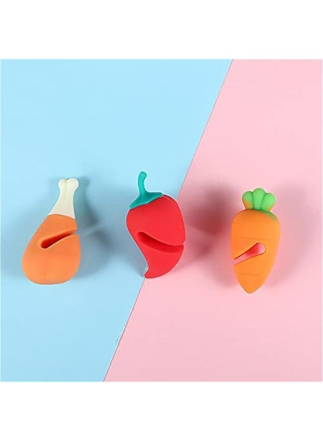 Silicone Pot Lid Lifter Set - Say Goodbye to Spills with this Heat-Resistant Pot Cover Holder Device (3 Pieces)  - Image 1