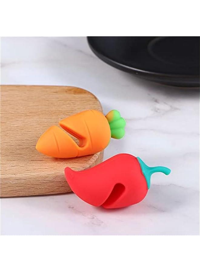Silicone Pot Lid Lifter Set - Say Goodbye to Spills with this Heat-Resistant Pot Cover Holder Device (3 Pieces)  - Image 4