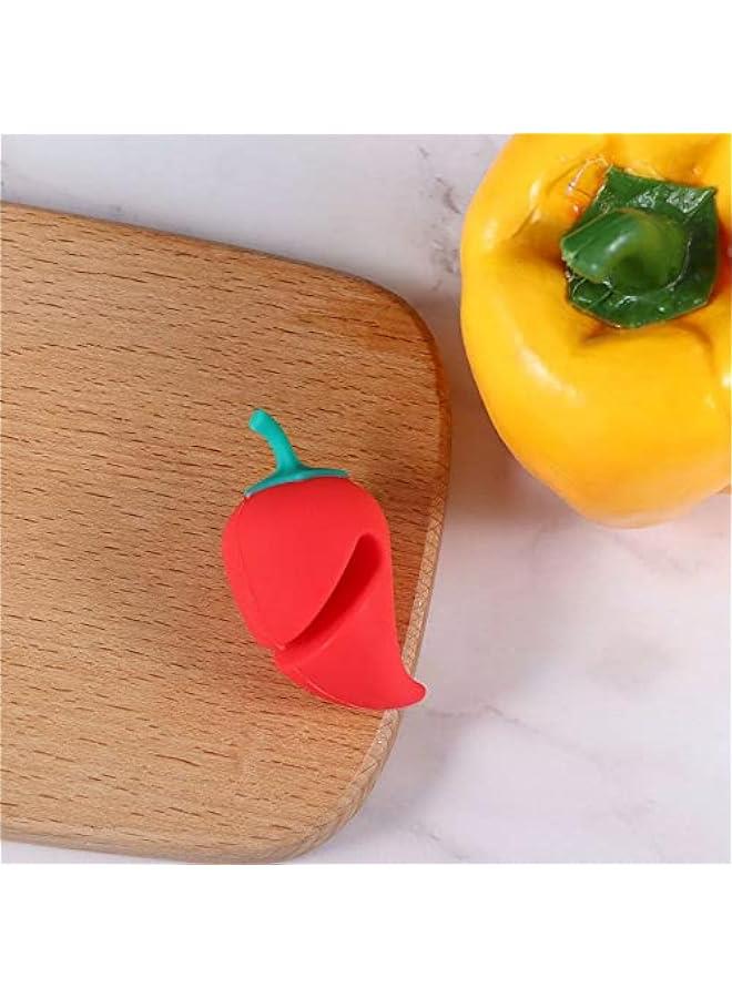 Silicone Pot Lid Lifter Set - Say Goodbye to Spills with this Heat-Resistant Pot Cover Holder Device (3 Pieces)  - Image 5