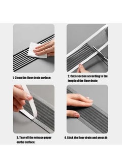 Hansfeshin Hansfeshin Disposable Shower Drain Hair Catcher Cover Hair Collector Mesh Sticker with Scraper Tool for Shower Bathtub Sink Drain Bathroom Kitchen Pack of 1  - Image 3
