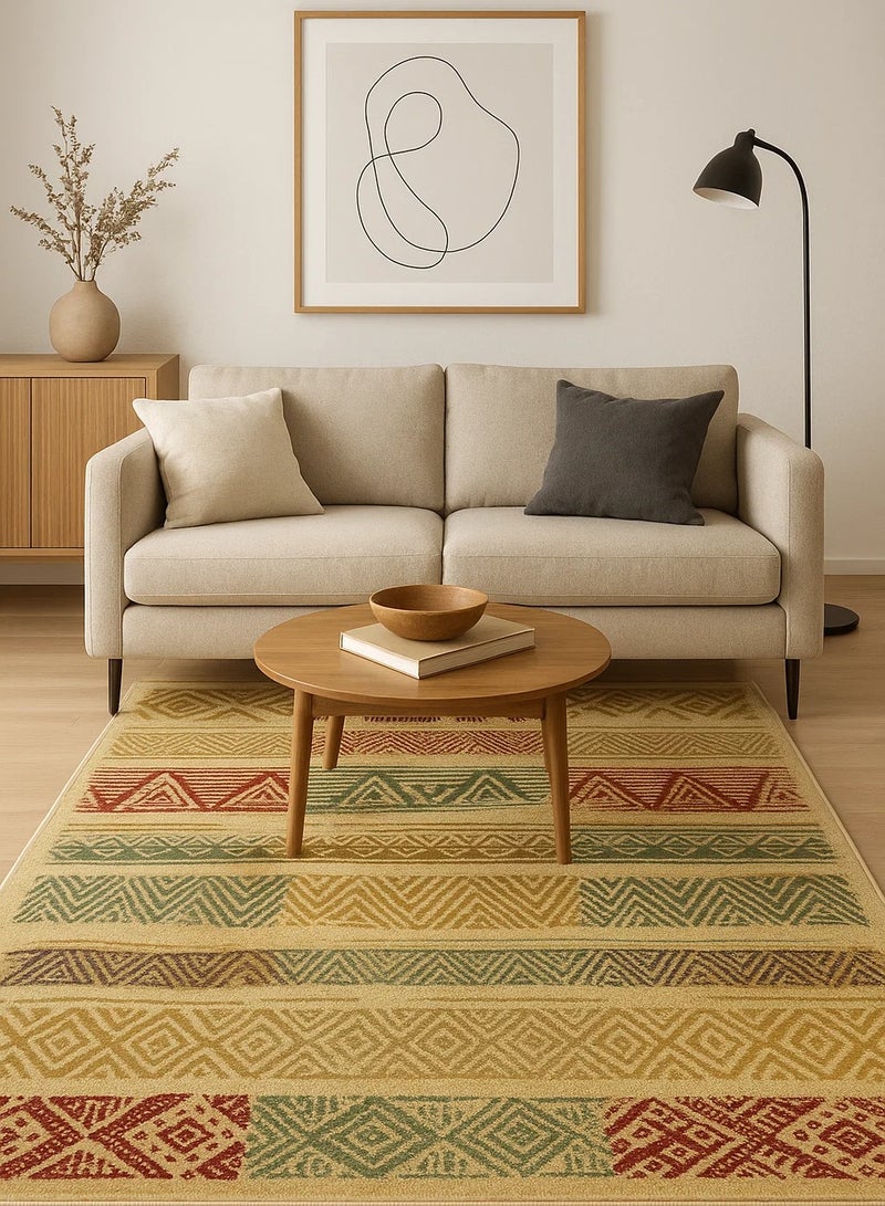 لوفت بريستول، سجادة أريكة، سجادة غرفة معيشة حديثة، سجادات أرضية ناعمة، وسائد سجادة، سجادة أريكة غير قابلة للانزلاق، سجادة غرفة معيشة قابلة للغسل، مقاس 240*340 سم، بيج-7997-CG1-J - Image 1