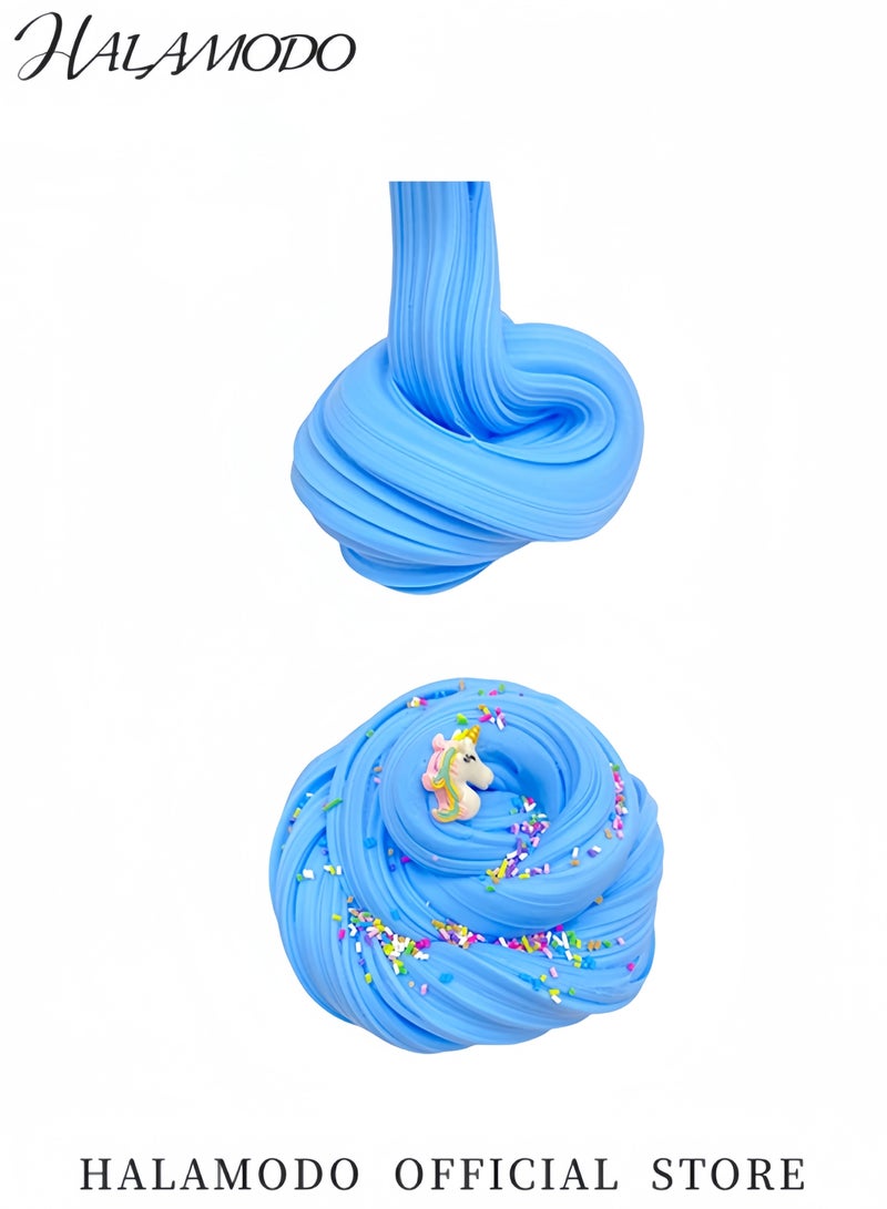 HALAMODO Kid's Mixed Color Latte Butter Slime Toy DIY Slime Supplies Stress Relief Toy Non Sticky Scented Slime Toy Education Tools Birthday Gift for Girls & Boys - Image 4