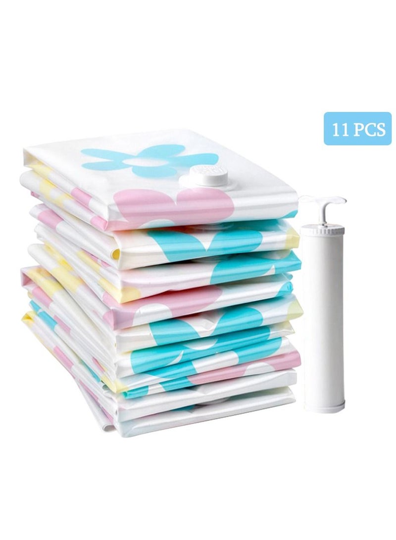 DubaiGallery 11pcs thick Vacuum Compressed Bags Household Quilt Clothes Reusable Blanket Closet Organizer - Image 2