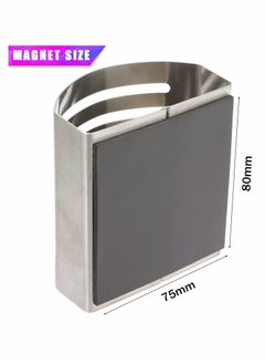 Y&D Magnetic Pencil Holder,Mesh Stainless Steel Pen Basket, Metal Writing Utensil Storage Organizer for Whiteboard,Blackboard,Kitchen, Locker, Home, or Office  - Image 2
