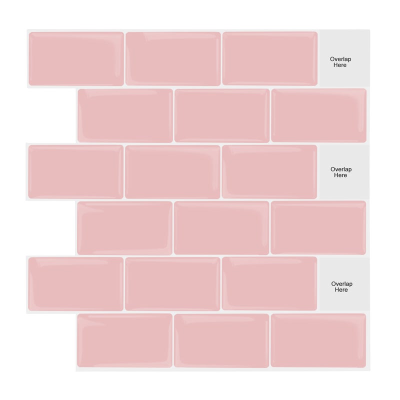 Creative Self-Adhesive White Brick 3D Three-Dimensional Glue Wall Stickers Waterproof Oil Indoor Decoration Wallpaper Wallpaper - Image 1