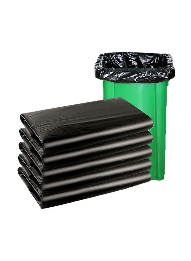 50 Pcs 50x60cm Black Garbage Bag Large Thickened Disposable Garbage Bag Commercial Flat Top Trash Bags  - Image 3