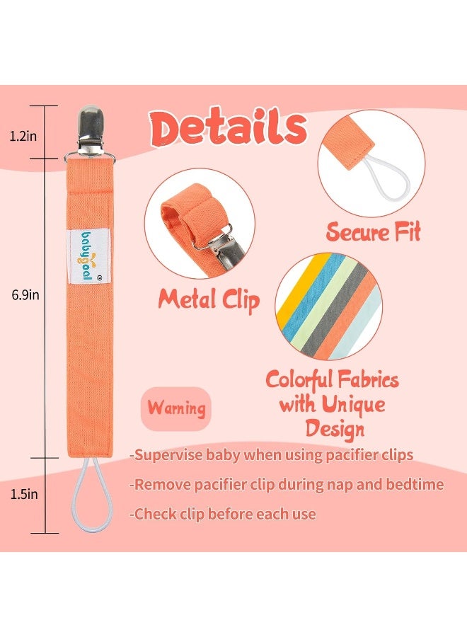 Babygoal Pacifier Clips, Pack of 6 - Image 3