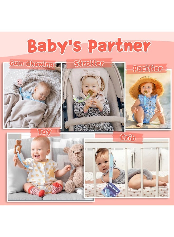 Babygoal Pacifier Clips, Pack of 6 - Image 4