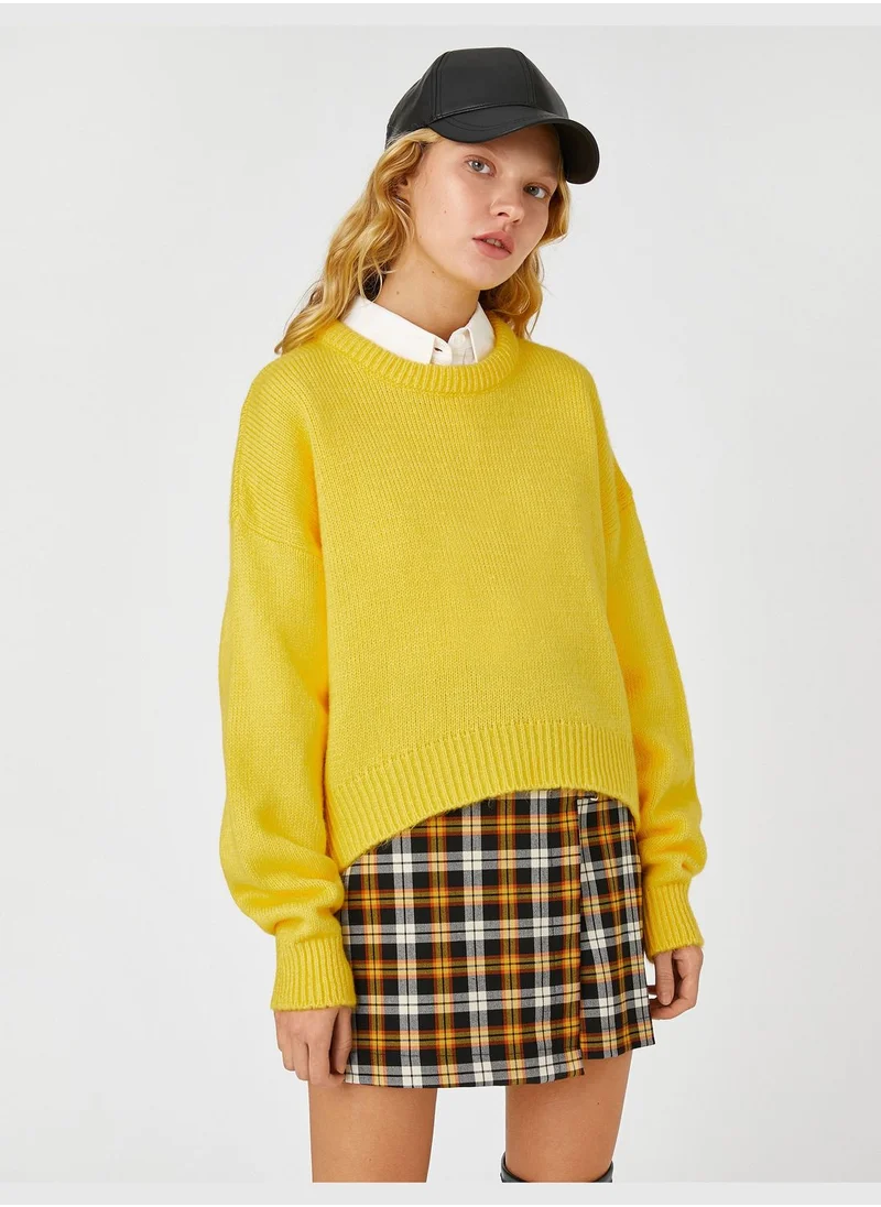 KOTON Crew Neck Sweater Long Sleeve
