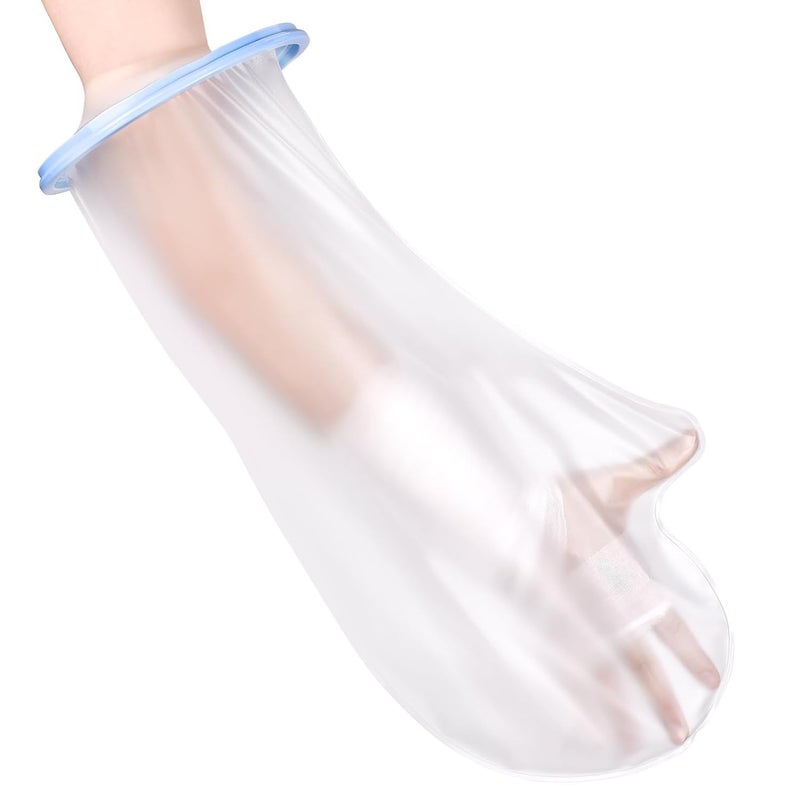 VALLEYWIND Waterproof Arm Cast Cover for Shower Kids Reusable Cast Protector for Shower Arm Child Cast Bag for Shower Arm Hand  14'' - Image 1