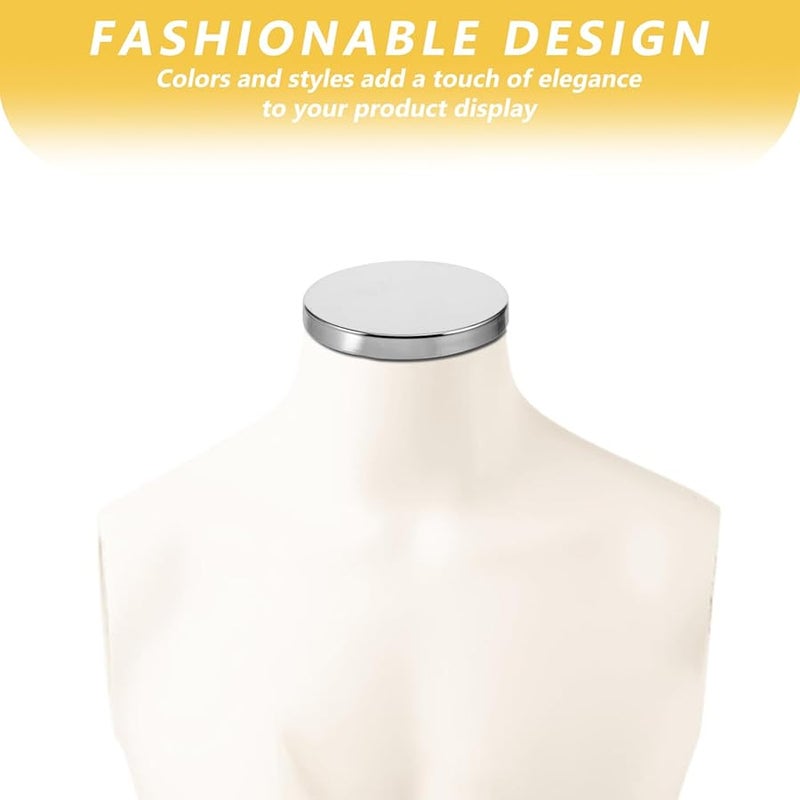 Black Mannequin Head Stand for Displaying Wigs Hats Glasses Portable Elegant Design - Image 3