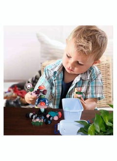 Y&D 5Pcs Magnetic Robots, Blocks Set for Kids with Storage Box, Stacking Robots Toy Educational Playset Boys and Girls Ages 3 to 6  - Image 3