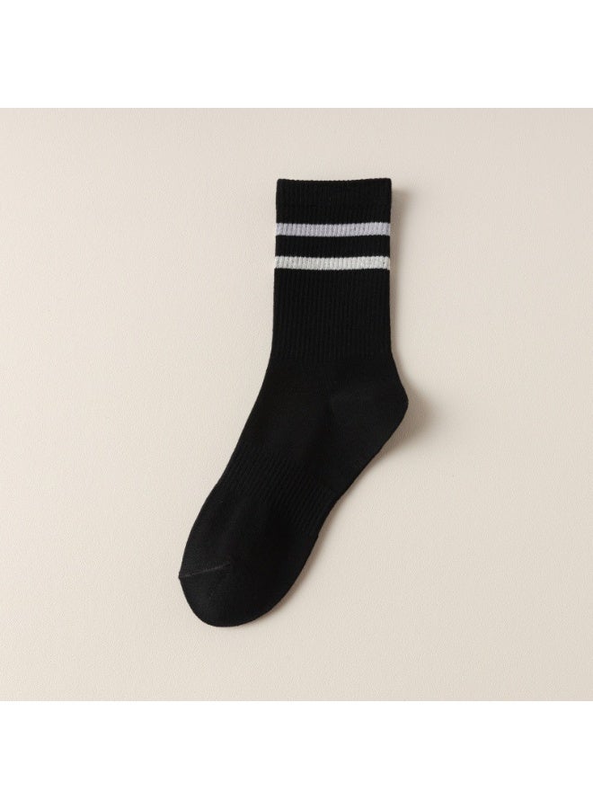 KUYING Fashion Anti Slip Breathable Sports Socks Eight Piece Set 