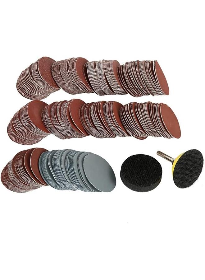 300  Sanding s Pads 50mm Hook and Loop Pads with 14 Shank Backing Pad and Foam Buffering Pad 80180240320400600800100020003000 Grits - Image 5