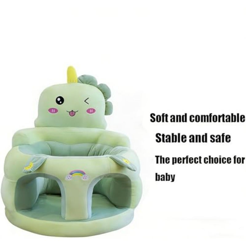 Baby Sitting Support Sofa Chair Sit Me Up Floor Seat for Baby Learn to Sit Chair for Toddlers Infant Seats for Boys and Girls Dinosaur (Green) - Image 5
