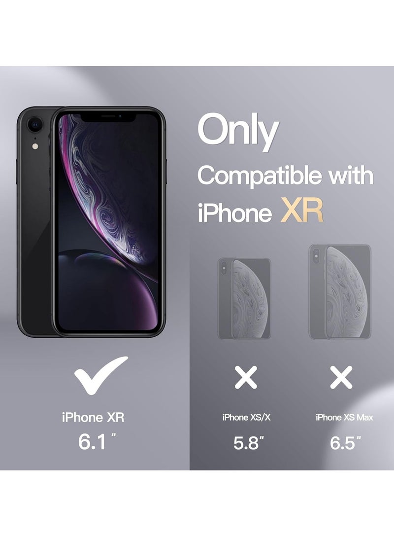 DUSALA iPhone XR Case, Liquid Silicone Phone Case for iPhone XR 6.1 Inch, Colorful Silky-Soft Protective Cover (Black) - Image 2