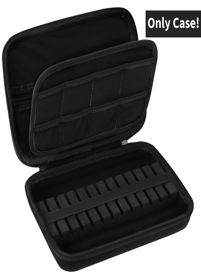 Peyyargo Case Compatible for 12 Darts, Steel Tip or Soft Tip Darts, Built-in Storage Tubes and Pockets for Flights, Tips, Shafts,Holds Darts and Extra Accessories (Black) - Image 2
