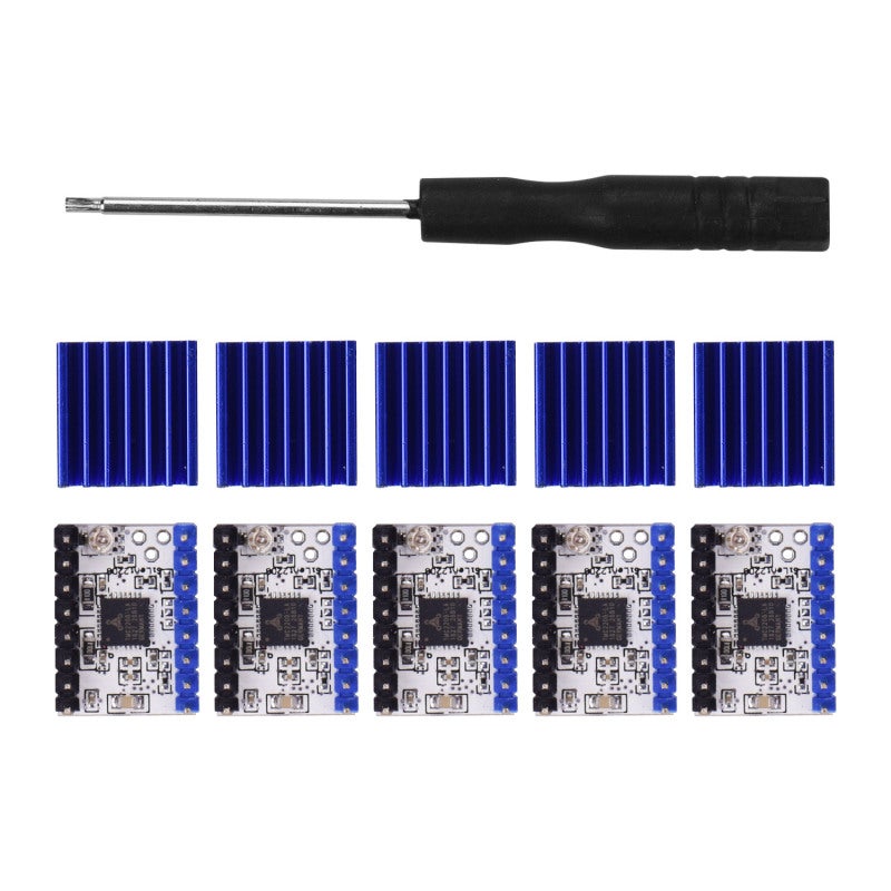 Stepper Motor Driver: Blue TMC2208 V1.2 Module - Ultra-Quiet StealthChop2 Tech Up To 256 Subdivision For 3D Printers & Stepper Motor Systems - Image 2