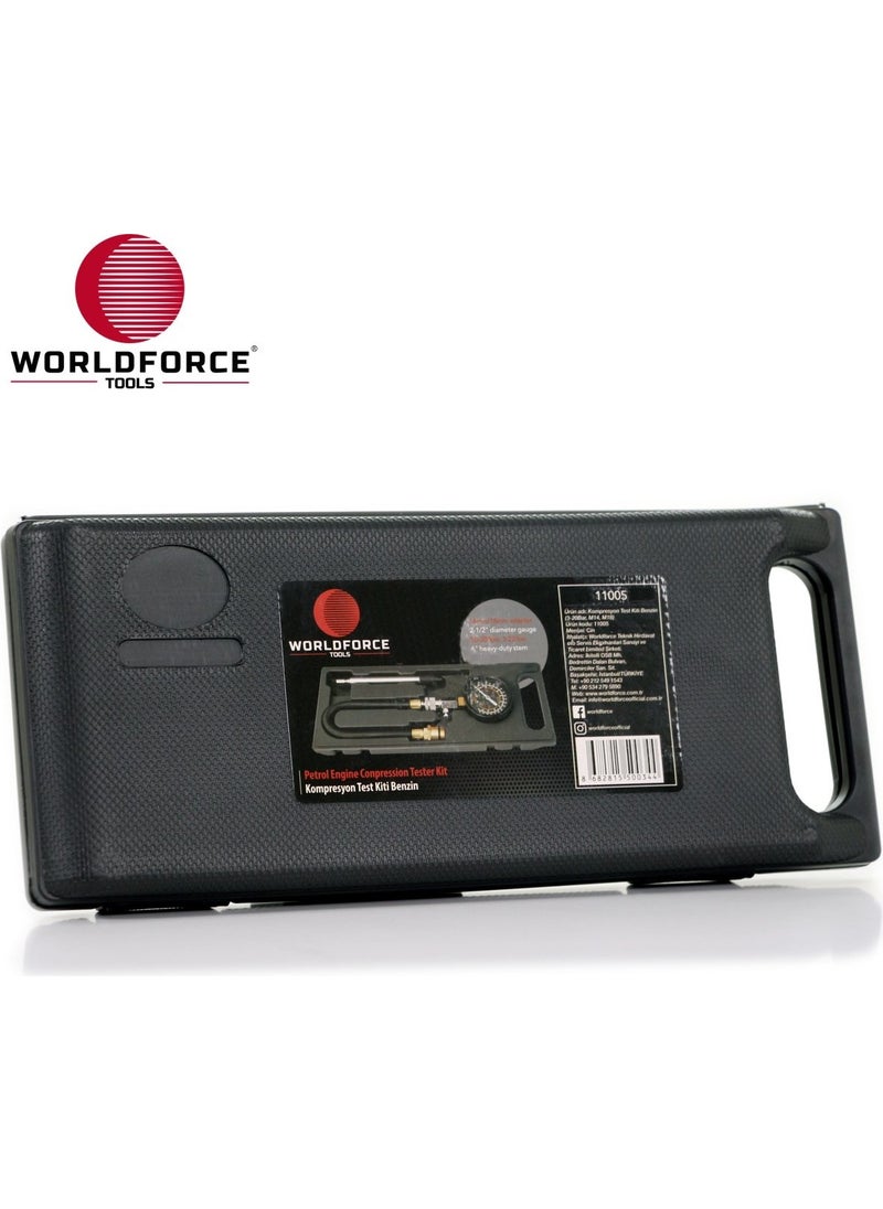 Worldforce - Automobile Compression Test Kit 21 Bar M14,M18 - Image 1
