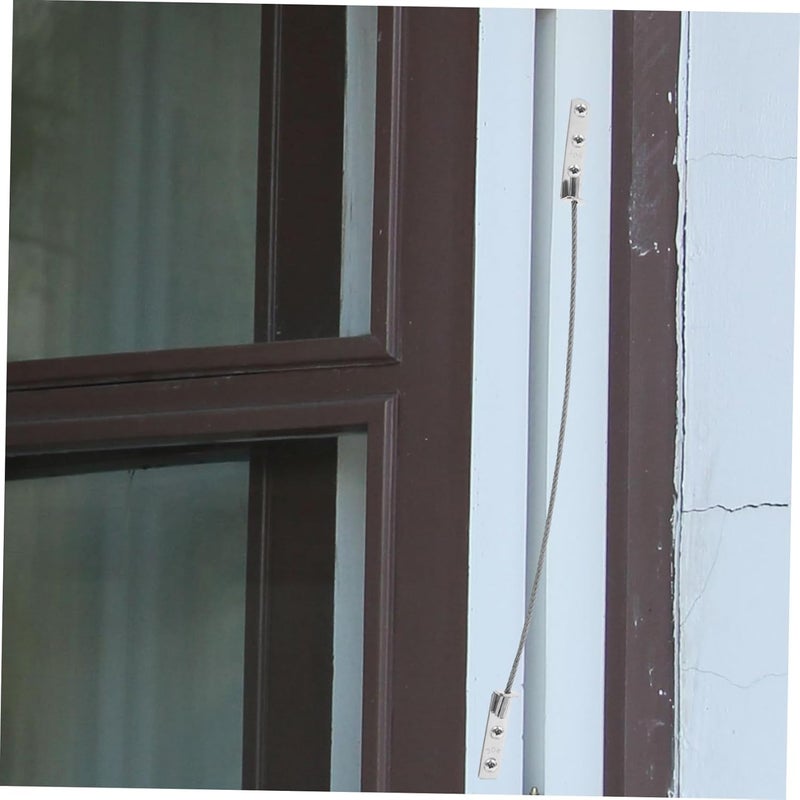 3Pcs Stainless Steel Childproof Window Restrictor Safety Locks For Double Hung Windows - Image 4