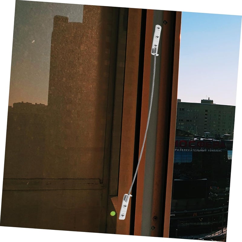 3Pcs Stainless Steel Childproof Window Restrictor Safety Locks For Double Hung Windows - Image 5