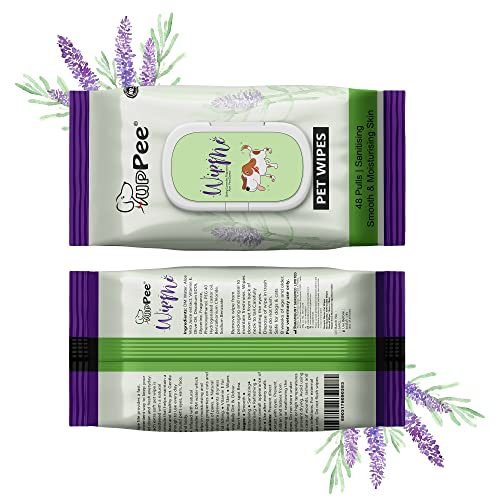 PUPPEE Wipe ME 100% Biodegradable 288 Count (Pack of 6) Wet Wipes for Dogs, Cats & All Pets | Lavender Essential, Vitamin E & Olive Oil | Anti-Bacterial | Cleansing, Deodorising & Grooming Wipes - Image 3