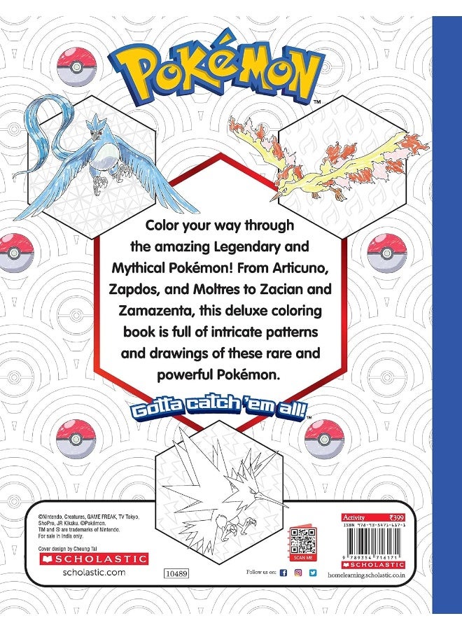 Pokemon Coloring Adventures #2: Legendary & Mythical PokÃ©mon - Image 2