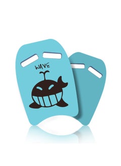 Wave A- Shaped Floating Board Beginner Training Swimming Equipment Back Floating Adult Children Cartoon Swimming Floating Board-Color:Blue Whale