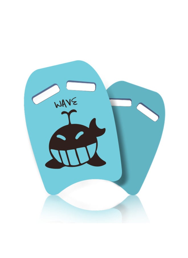 Generic - Wave A- Shaped Floating Board Beginner Training Swimming Equipment Back Floating Adult Children Cartoon Swimming Floating Board-Color:Blue Whale - Image 1