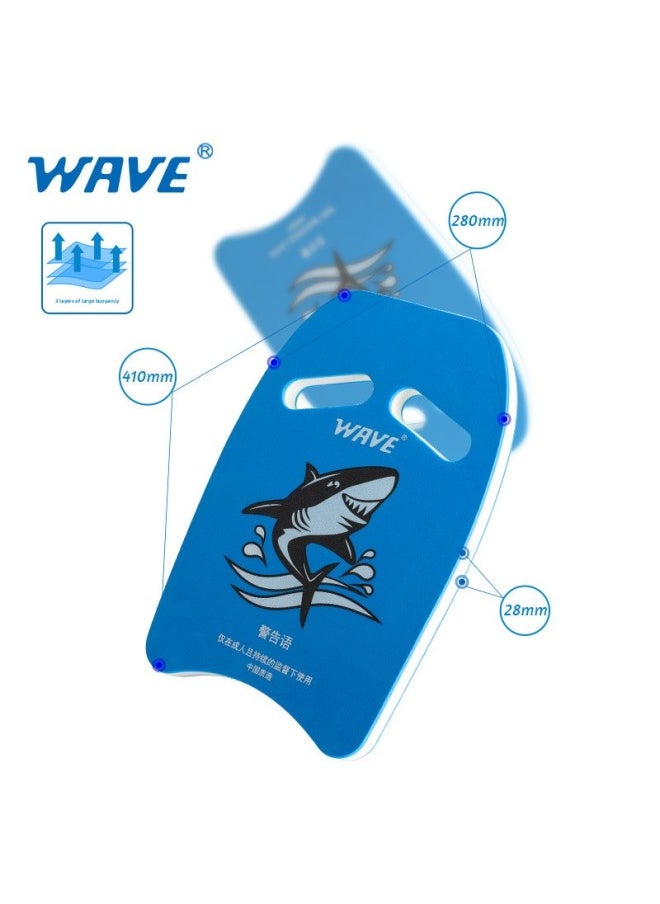 Generic - Wave A- Shaped Floating Board Beginner Training Swimming Equipment Back Floating Adult Children Cartoon Swimming Floating Board-Color:Blue Whale - Image 1