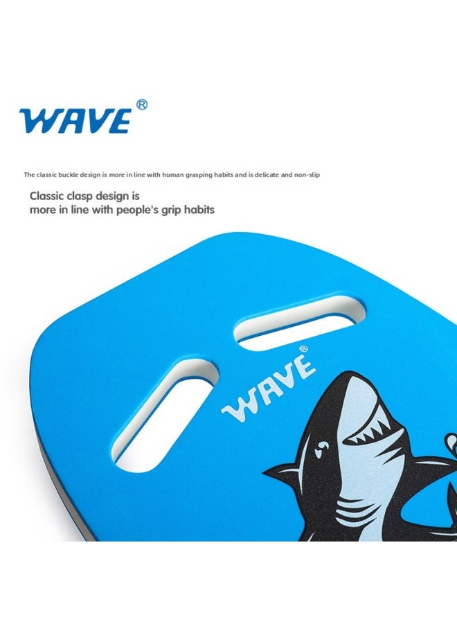 Generic - Wave A- Shaped Floating Board Beginner Training Swimming Equipment Back Floating Adult Children Cartoon Swimming Floating Board-Color:Blue Whale - Image 1