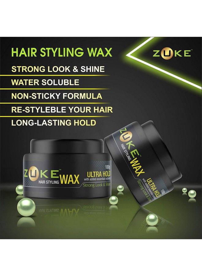 Zuke Hair Styling Wax (100 Ultra Hold Wax) - Image 4