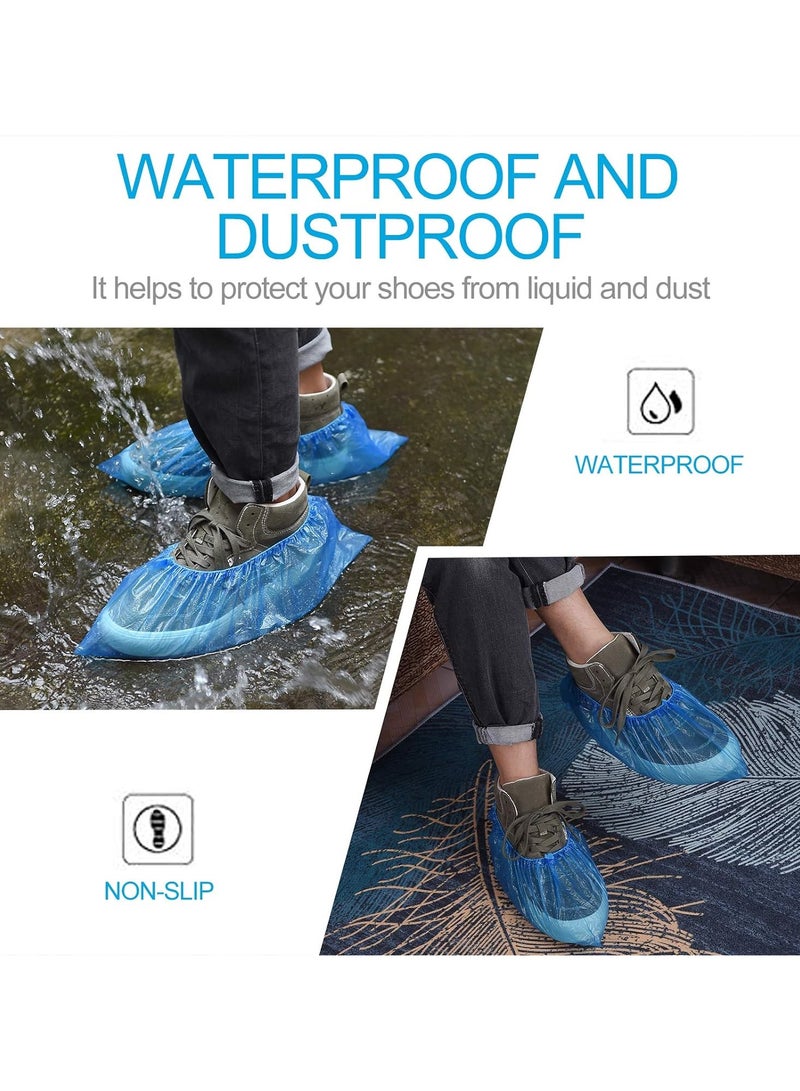 Cool Baby 100 PCS（50 Pairs）Shoe Covers Disposable, Green Convenience, Recyclable, Boot Cover, Waterproof, Non slip, Dust proof, One Size Fit All - Image 3