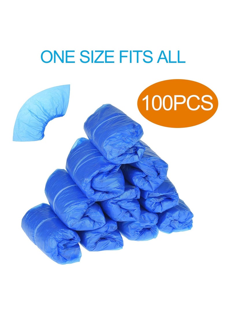 Cool Baby 100 PCS（50 Pairs）Shoe Covers Disposable, Green Convenience, Recyclable, Boot Cover, Waterproof, Non slip, Dust proof, One Size Fit All - Image 2