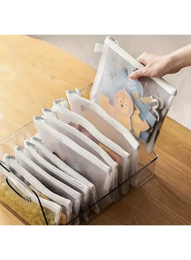 A6 حقيبة شبكية بسحاب 10 قطع مقاومة للماء للمدرسة مكتب حقيبة أقلام - Image 1