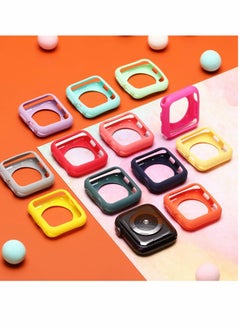 Y&D 16 Pieces Watch Case for Apple Watch, Soft TPU Protective Anti-Scratch Silicone Protector Flexible Thin Lightweight Bumper Cover Smartwatch Series SE/6/5/4 (40 mm)  - Image 5