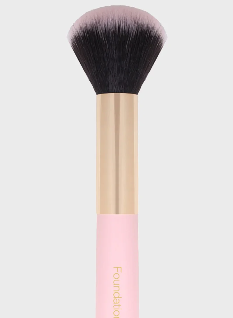 Glossy Make Up Foundation Brush Pink&Gold