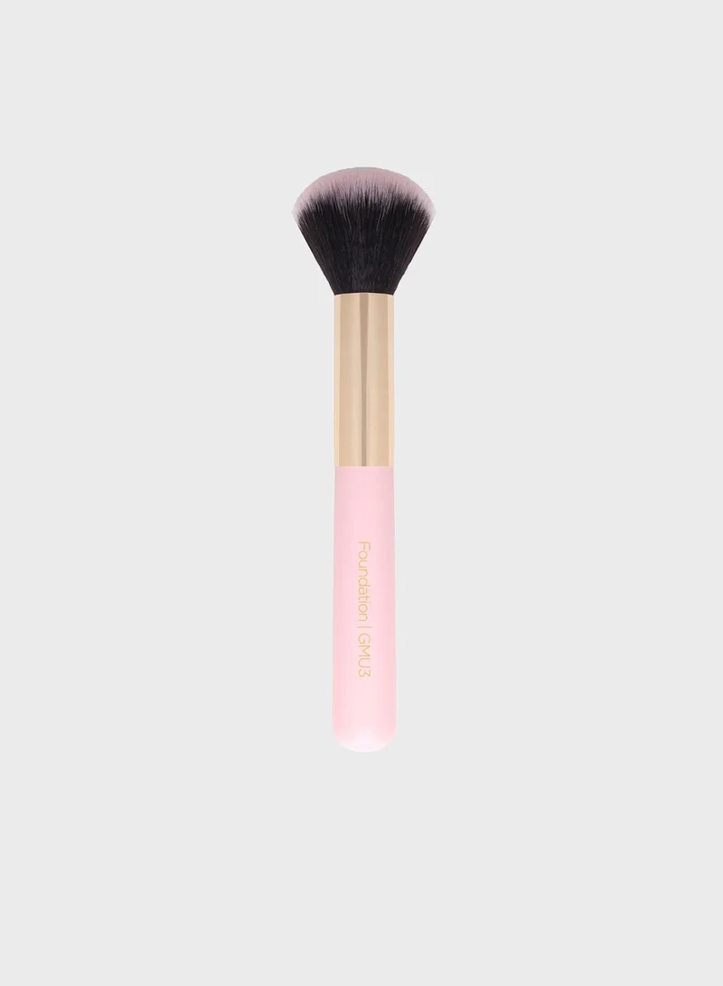 Glossy Make Up Foundation Brush Pink&Gold
