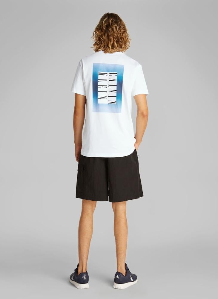 Calvin Klein Jeans Ombre Text Box T-Shirt  - Image 2