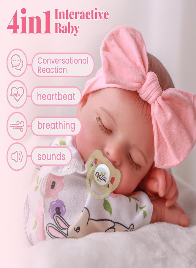 BABESIDE Lifelike Reborn Baby Dolls Girl - 20 Inch Realistic Newborn Baby Doll with Poseable Body, Real Life Baby Dolls with Accessories for 3+ Year Old Girls Gifts, Pretend Play, Collection - Image 4
