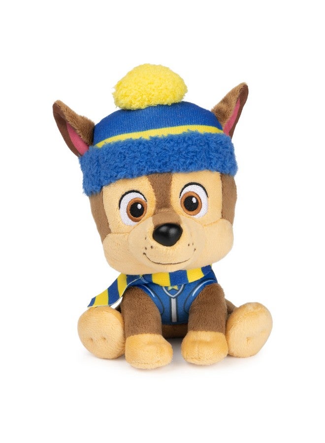 GUND GUND PAW Patrol Holiday Winter Chase in Scarf and Hat, Officially Licensed Plush Toy for Ages 1 and Up, 6”  - Image 1