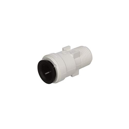 Watts 3501-1008 AquaLock Plastic Series, 1/2" CTS x 1/2" NPT Off-White Lead-Free Polysulfone Male Adapter Connector, O-Ring, Quick Push-to-Connect Design, Tool-Free Installation - Image 1
