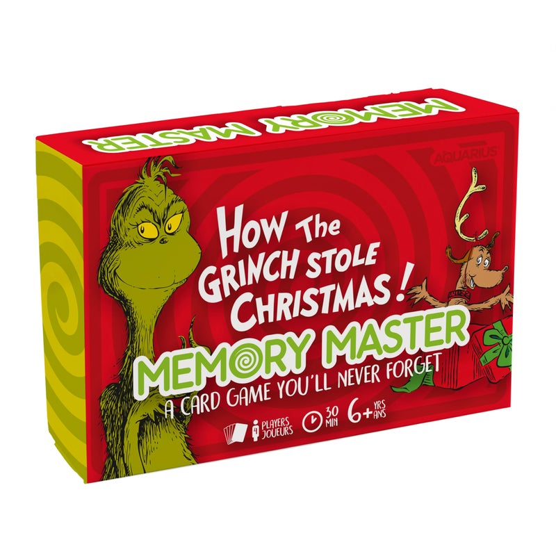 AQUARIUS Grinch Christmas Memory Master Card Game Fun Family Party Game for Kids Teens Adults Entertaining Family Game Night Gift Officially Licensed Merchandise Ages 6 - Image 3