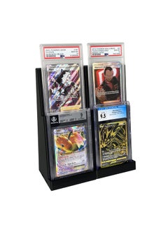 Graded Card Display Slab Stadium (2 Pack) Compatible With Psa Beckett And Cgc Trading Card Holder Card Stand Sports Card Display