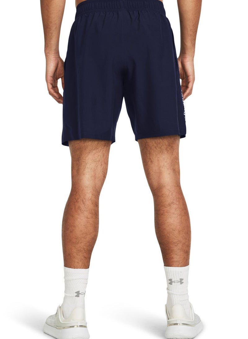 UNDER ARMOUR Woven Wordmark Training Shorts - Image 2