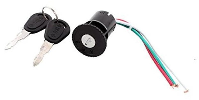 DEMULAX Motorcycle Electric Bike Ignition Switch Lock with Keys - Image 1