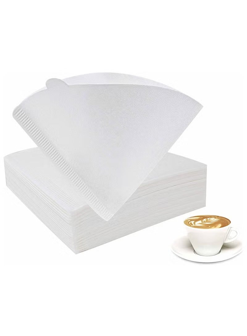 Master Gold Disposable Coffee Filters V60 Cone Unbleached Paper Coffee Filters | Coffee Filter Compatible with Drip and Pour Over Coffee Machines Can Be Used in Home and Office (40, White, 02 (2-4 Cups)) - Image 2
