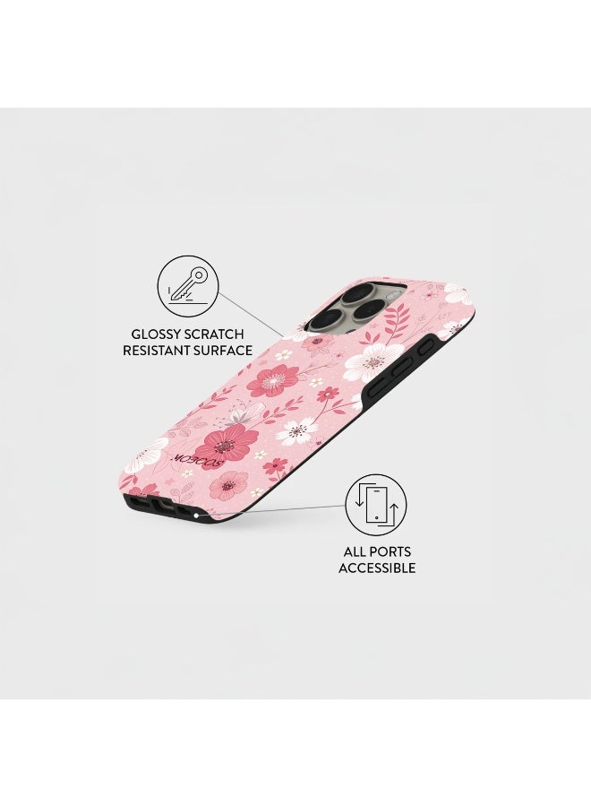 موبكوس جراب ايفون  برو ماكس بتصميم زهور الربيع الفاخر - Image 3