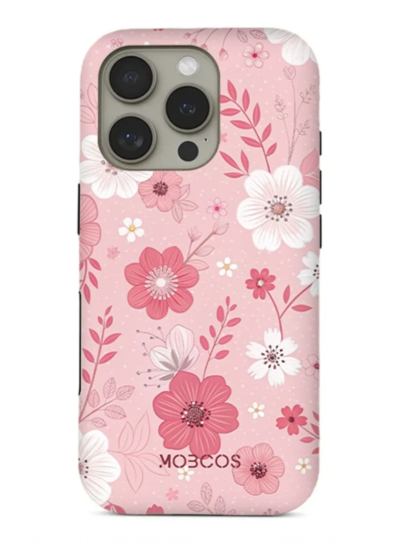 Mobcos Mobcos iPhone 16 Pro Max Spring Bloom Premium Case Compatible with Hybrid Dual-Layer Hard Shell + Silicone Protection - Scratch-Resistant Shockproof Mobile Cover